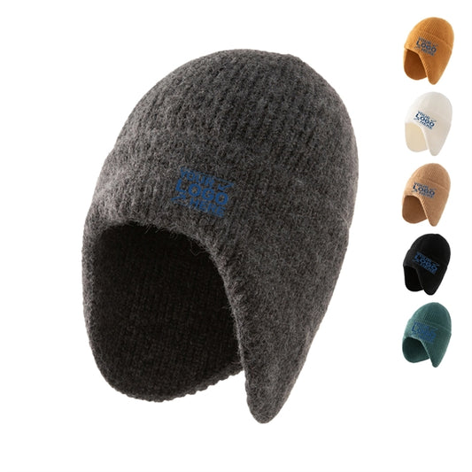 Knit Ear Covers Hat
