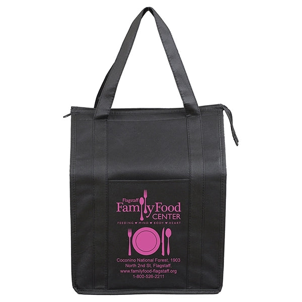 12" x 16" x 10" - SUPER COOLER Large Insulated Zipper Bag
