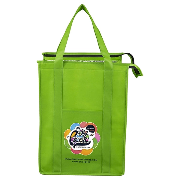 12" x 16" x 10" - SUPER COOLER Large Insulated Zipper Bag