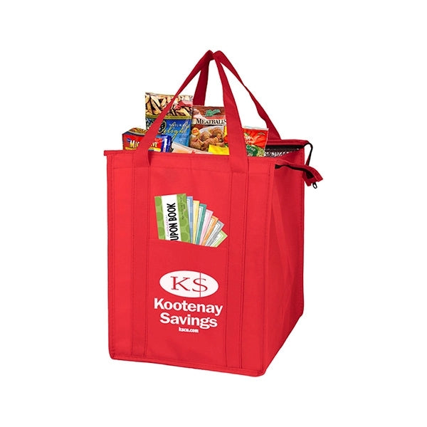 12" x 16" x 10" - SUPER COOLER Large Insulated Zipper Bag