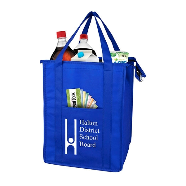 12" x 16" x 10" - SUPER COOLER Large Insulated Zipper Bag