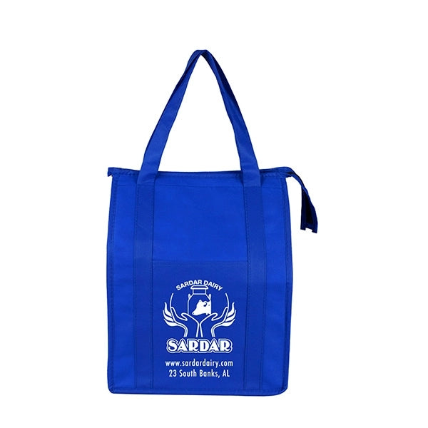 12" x 16" x 10" - SUPER COOLER Large Insulated Zipper Bag