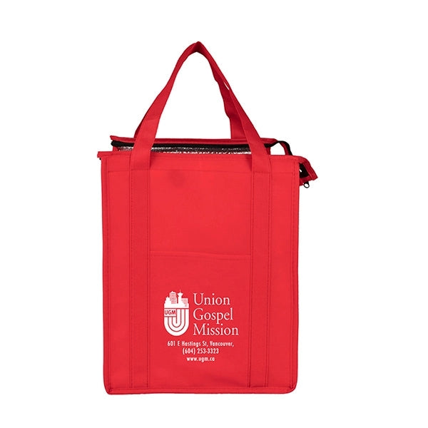 12" x 16" x 10" - SUPER COOLER Large Insulated Zipper Bag