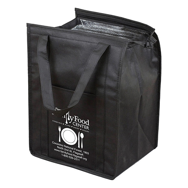 12" x 16" x 10" - SUPER COOLER Large Insulated Zipper Bag
