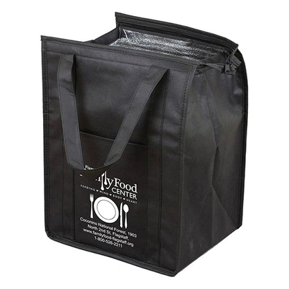 12" x 16" x 10" - SUPER COOLER Large Insulated Zipper Bag