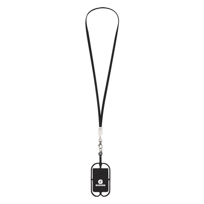 2-In-1 Charging Cable Lanyard With Phone Holder & Wallet