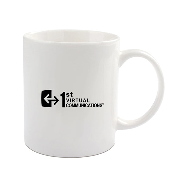 11 Oz White Ceramic Mug