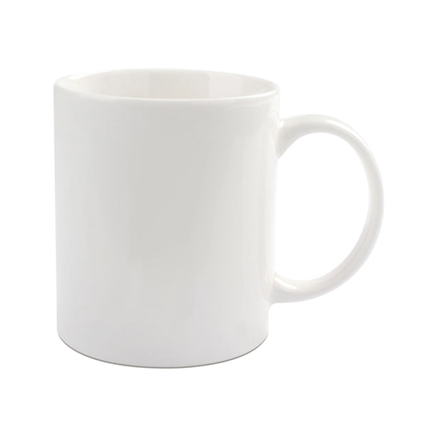 11 Oz White Ceramic Mug