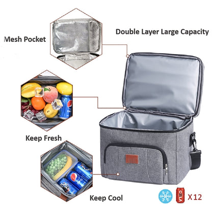 Double Layer 20L Cooler Bag Insulated