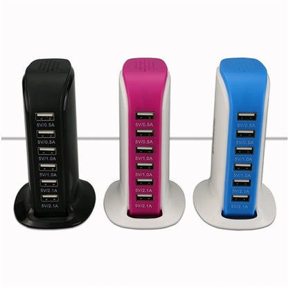 5 USB Port AC Adapter Wall Charger