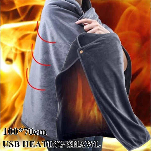 Usb Electric Heated Blanket Throw