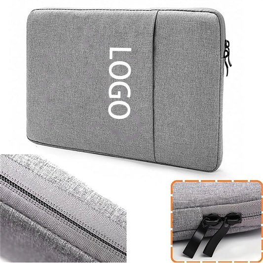 11" Oxford Laptop Sleeves w/ Front Accessory Pocket & Zipper