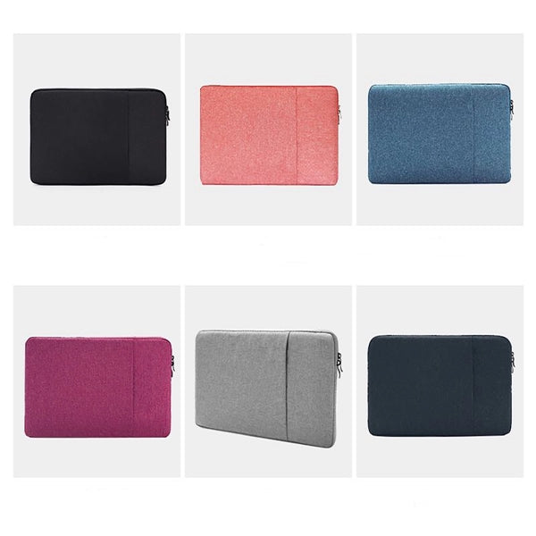 11" Oxford Laptop Sleeves w/ Front Accessory Pocket & Zipper