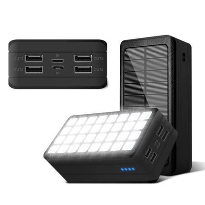 50,000 mAh Solar Wireless Charging Bank With Flashlight