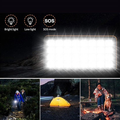 50,000 mAh Solar Wireless Charging Bank With Flashlight