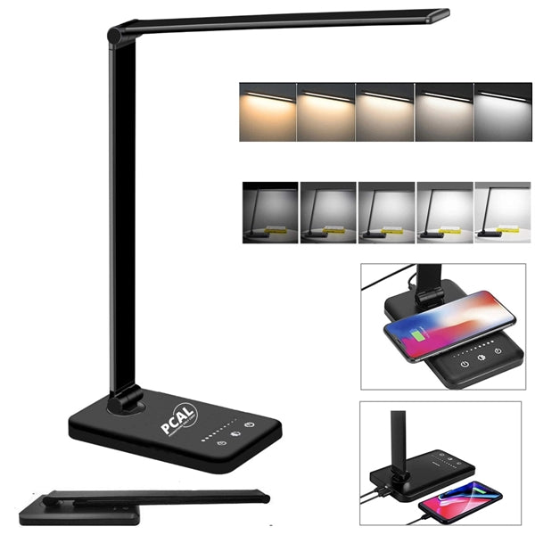 Study LED Desk Lamp with USB Charging Port and Calendar