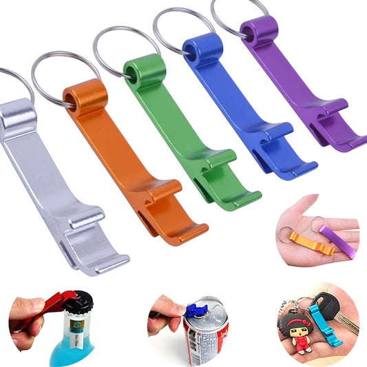 Aluminum Beer Bottle Opener With Keychain