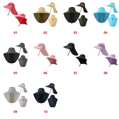 Fishing Sun Hat with Neck Cover