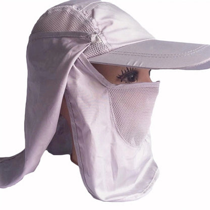 Multifunctional Fishing Hat With Neck & Face Flap Cover