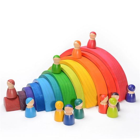 Rainbow Stacking