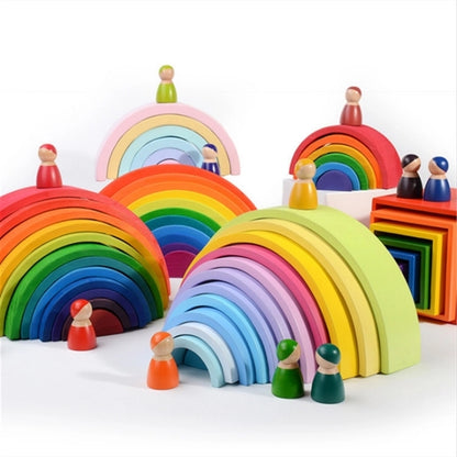 Rainbow Stacking