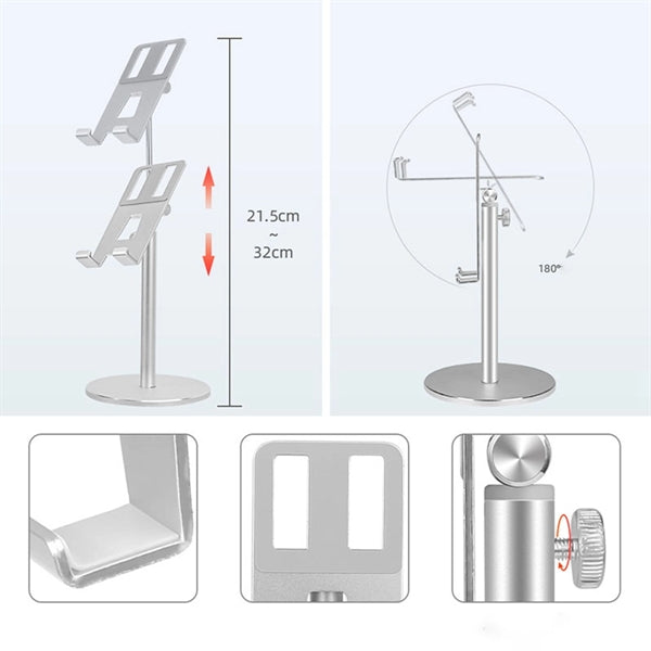 Aluminum Alloy Adjustable Tablet/ Phone Holder Stand