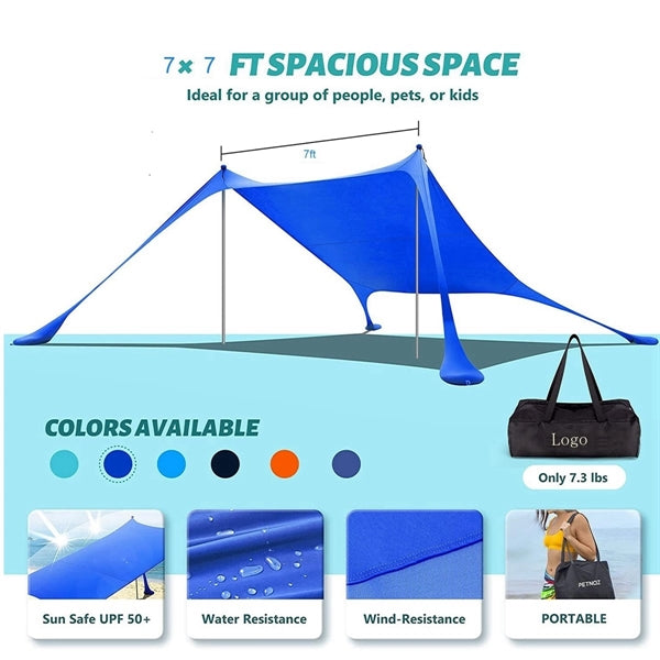 Portable Pop Up Beach Tent