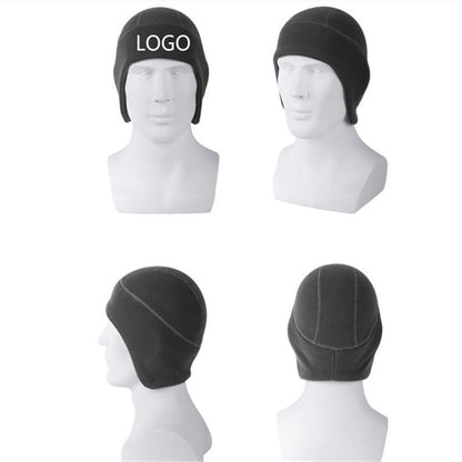 Fall Winter Polar Fleece Hat Double-Layer Lengthened Ear cap