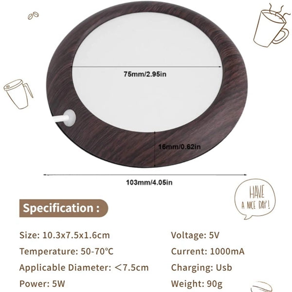 USB Cup Warmer Mat