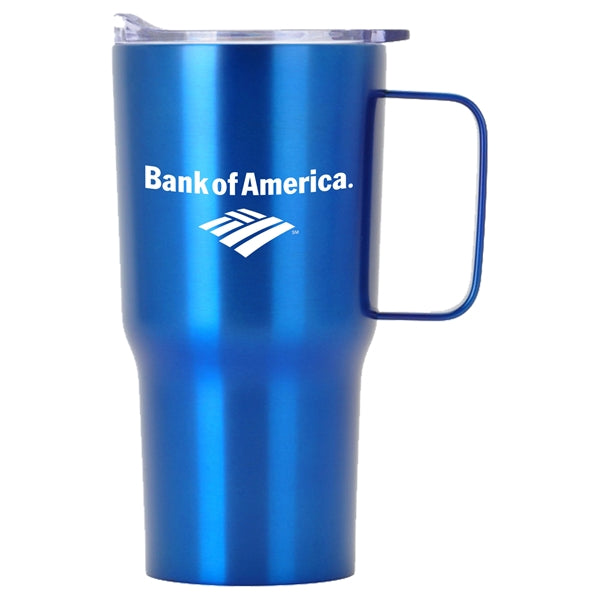 20 oz Contoured Stainless Steel Travel Mug