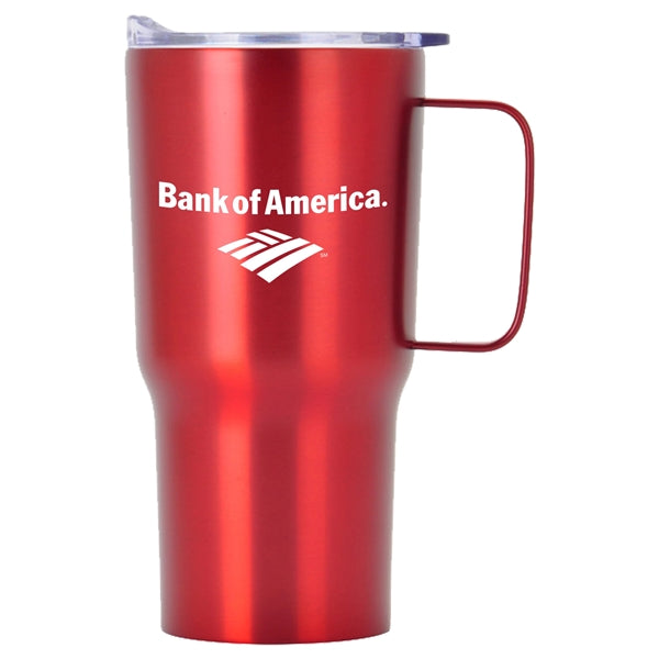 20 oz Contoured Stainless Steel Travel Mug