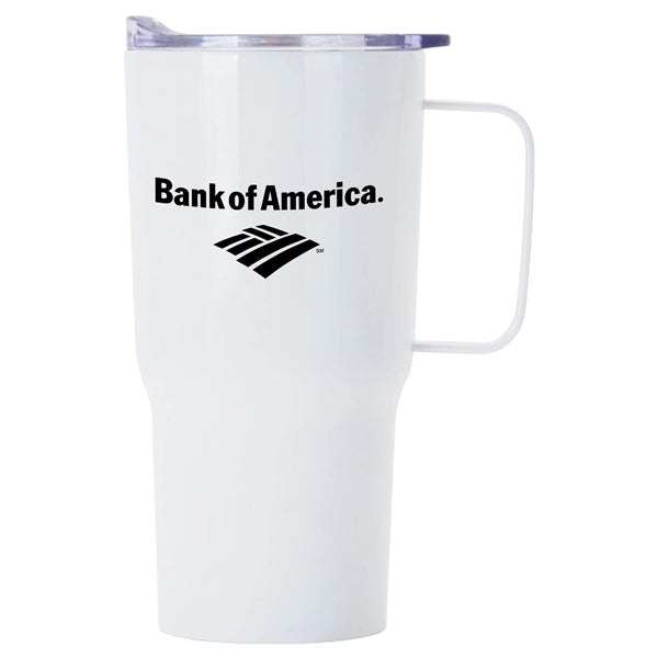 20 oz Contoured Stainless Steel Travel Mug