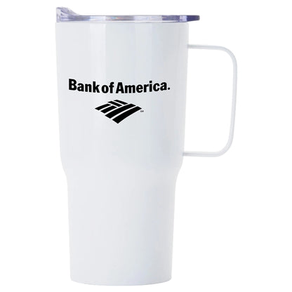 20 oz Contoured Stainless Steel Travel Mug