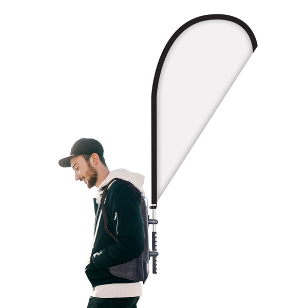 Basic Double Sided Teardrop Backpack Flag Kit