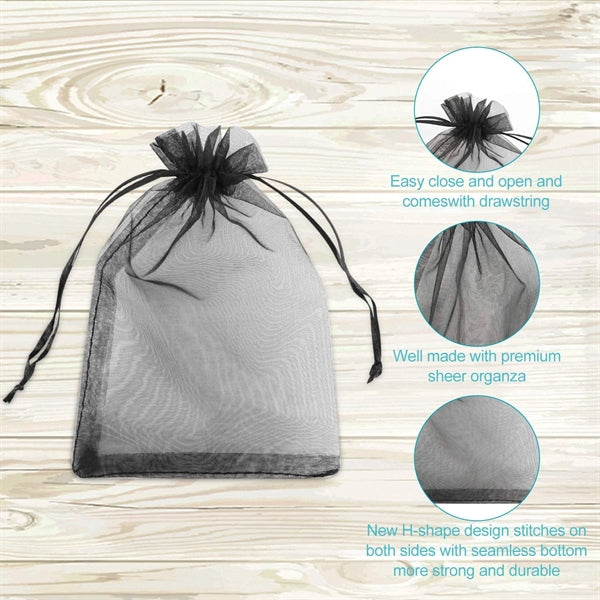 5"x7" Organza Drawstring Pouch