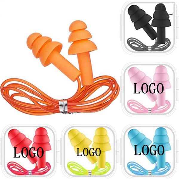 Silicone Ear Plugs for Sleeping Noise Reduction