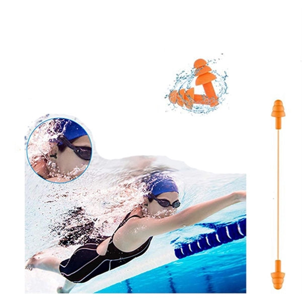 Silicone Ear Plugs for Sleeping Noise Reduction