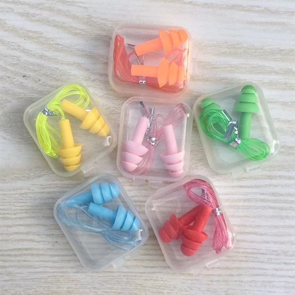 Silicone Ear Plugs for Sleeping Noise Reduction