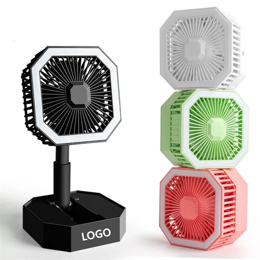 Adjustable Foldable Desktop Multi Function Fan With Lamp
