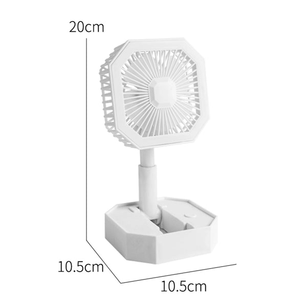 Adjustable Foldable Desktop Multi Function Fan With Lamp