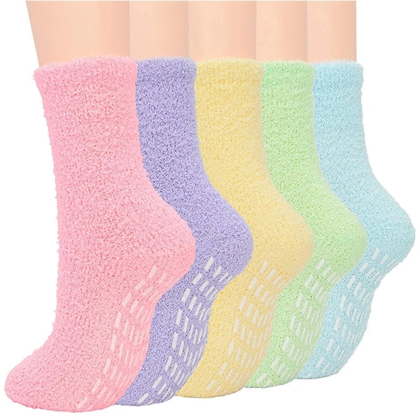 Plush Slipper Socks Women