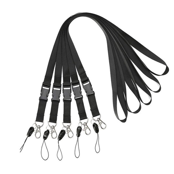 Black Nylon Lanyard