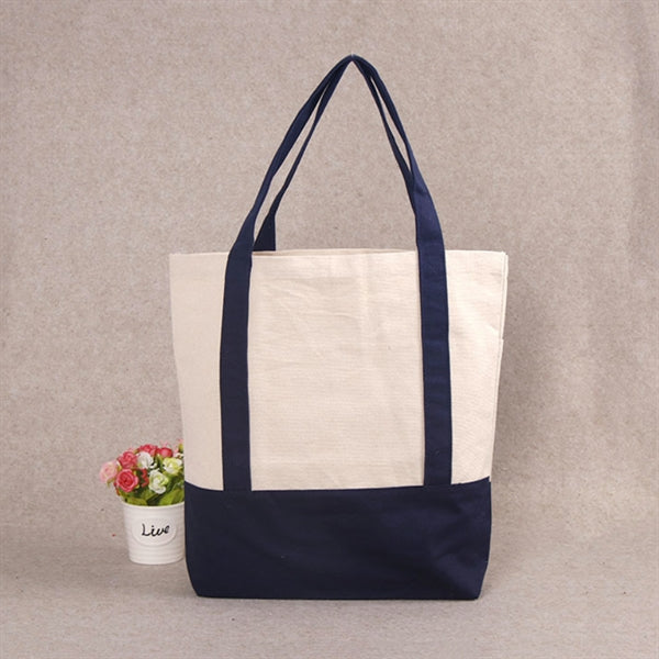 Premium Canvas Tote Bags With Front Pocket