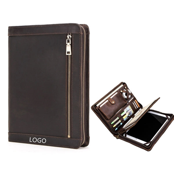 Vintage Leather Laptop Multi-function Portfolio Bag