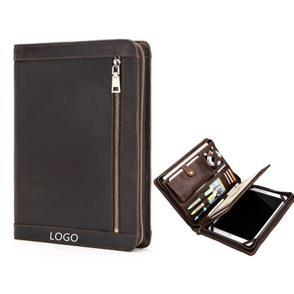 Vintage Leather Laptop Multi-function Portfolio Bag