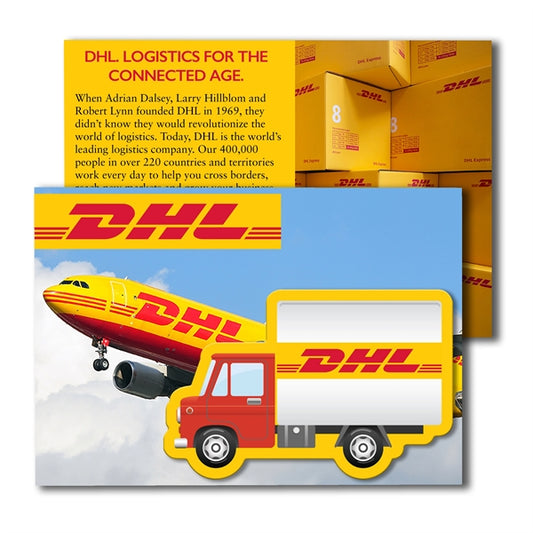 Post Card with Full Color Box Truck Coaster