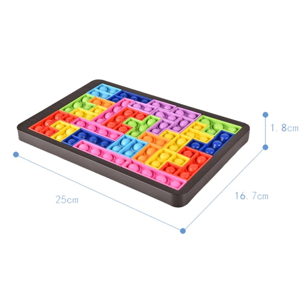 Tetris Push Pop Bubble Fidget Toy