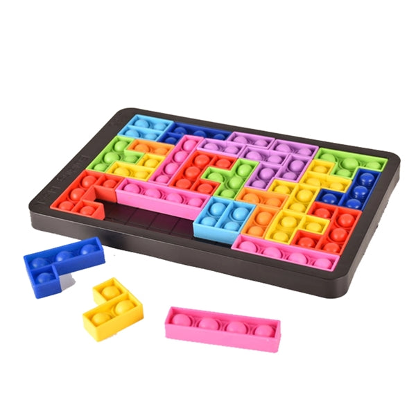 Tetris Push Pop Bubble Fidget Toy