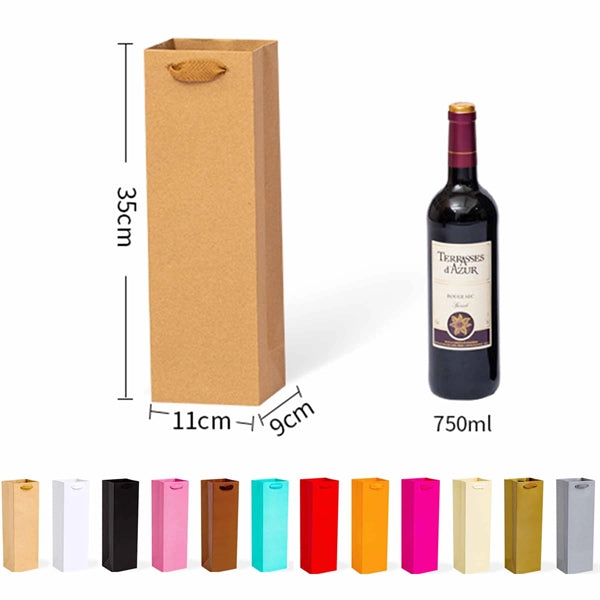 Single Wine Bottle Bag