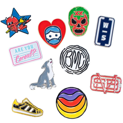 Die struck Soft Enamel Lapel Pins